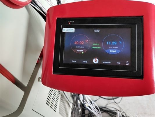 Μεγάλη χωρητικότητα λευκή σταθερή θερμοκρασία και μέτρηση υγρασίας για υποστήριξη OEM