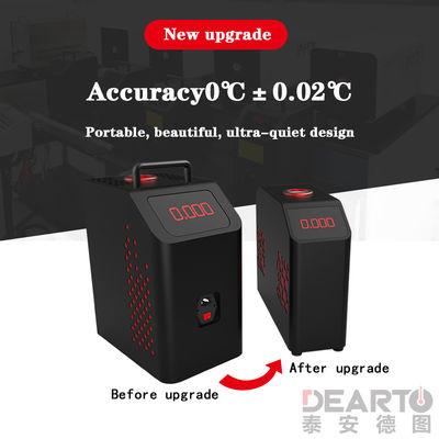 7.4kg Καθαρό βάρος Σχεδιασμός μηδενικού βαθμού Θερμοστάτη ξηρού πηγάδι με αναλογία ανάλυσης 0,001C