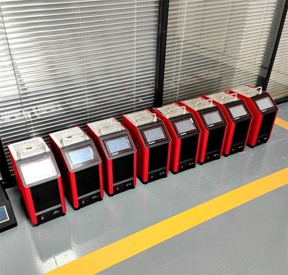 Κόκκινος φορητός έξυπνος ξηρός πηγάδι 50-660 C μέτριας θερμοκρασίας κλιματισμός φούρνος